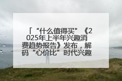 “什么值得买”《2025年上半年兴趣消费趋势报告》发布，解码“心价比”时代兴趣消费新范式