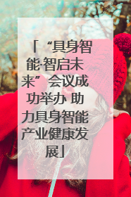 “具身智能·智启未来”会议成功举办 助力具身智能产业健康发展