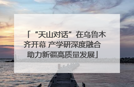 “天山对话”在乌鲁木齐开幕 产学研深度融合助力新疆高质量发展