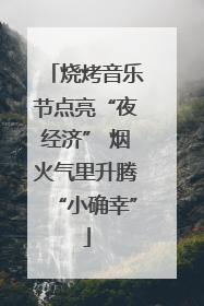 烧烤音乐节点亮“夜经济” 烟火气里升腾“小确幸”