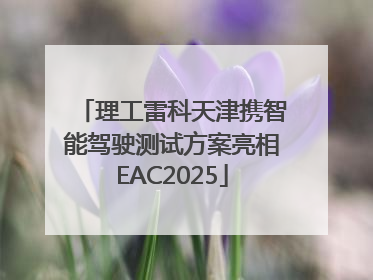 理工雷科天津携智能驾驶测试方案亮相EAC2025