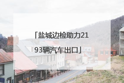 盐城边检助力2193辆汽车出口