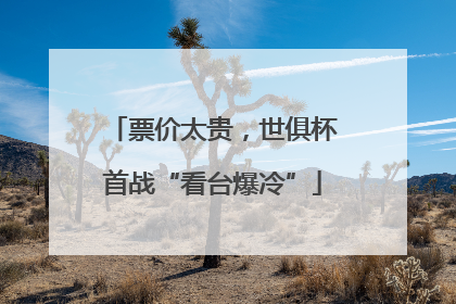 票价太贵，世俱杯首战“看台爆冷”