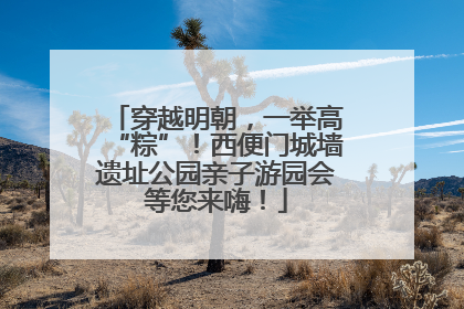 穿越明朝，一举高“粽”！西便门城墙遗址公园亲子游园会等您来嗨！