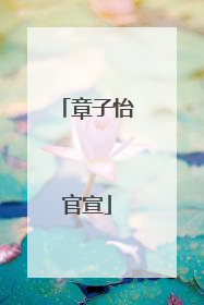 章子怡官宣
