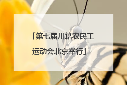 第七届川籍农民工运动会北京举行