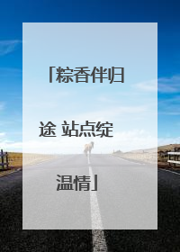 粽香伴归途 站点绽温情