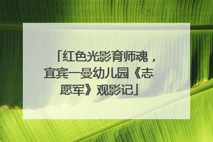 红色光影育师魂，宜宾一曼幼儿园《志愿军》观影记