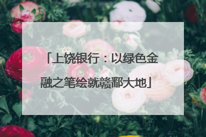 上饶银行：以绿色金融之笔绘就赣鄱大地