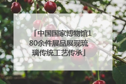 中国国家博物馆180余件展品展现琉璃传统工艺传承