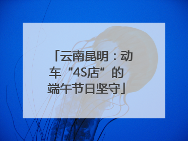 云南昆明：动车“4S店”的端午节日坚守