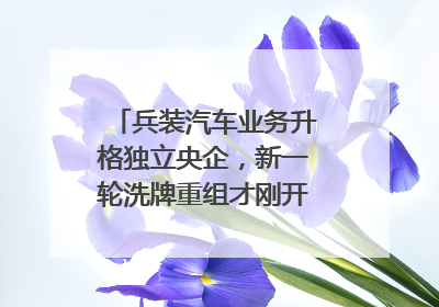 兵装汽车业务升格独立央企，新一轮洗牌重组才刚开始？｜热财经