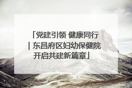 党建引领 健康同行｜东昌府区妇幼保健院开启共建新篇章