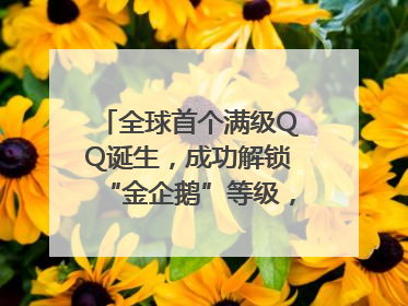 全球首个满级QQ诞生，成功解锁“金企鹅”等级，腾讯高管回应