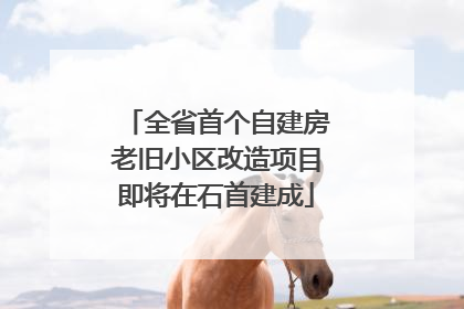 全省首个自建房老旧小区改造项目即将在石首建成