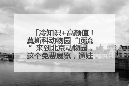 冷知识+高颜值！莫斯科动物园“顶流”来到北京动物园，这个免费展览，遛娃拍照两不误！