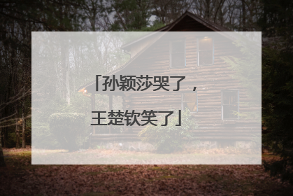 孙颖莎哭了，王楚钦笑了
