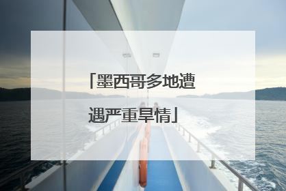 墨西哥多地遭遇严重旱情