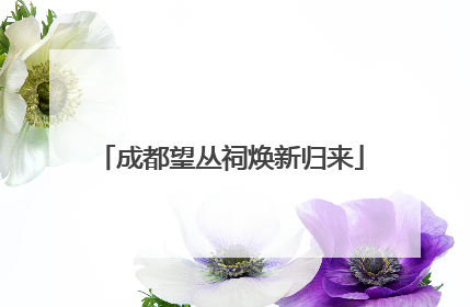 成都望丛祠焕新归来