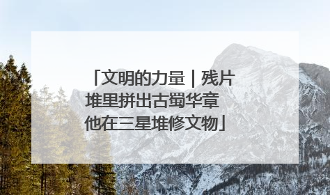 文明的力量｜残片堆里拼出古蜀华章 他在三星堆修文物