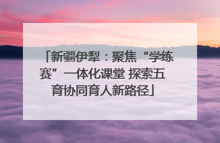 新疆伊犁：聚焦“学练赛”一体化课堂 探索五育协同育人新路径