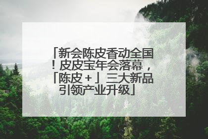 新会陈皮香动全国！皮皮宝年会落幕，「陈皮＋」三大新品引领产业升级