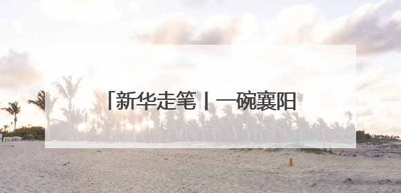 新华走笔丨一碗襄阳牛肉面里的千年城事