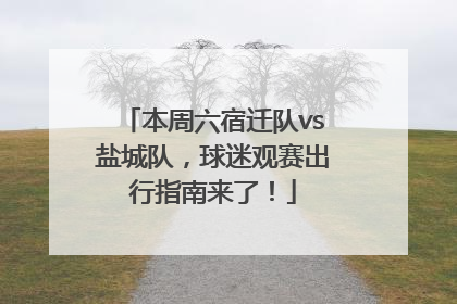 本周六宿迁队vs盐城队，球迷观赛出行指南来了！