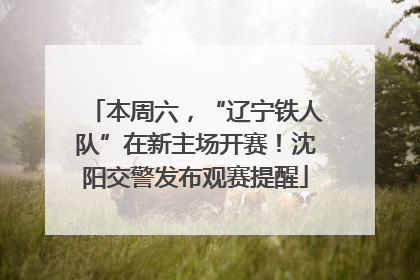 本周六，“辽宁铁人队”在新主场开赛！沈阳交警发布观赛提醒