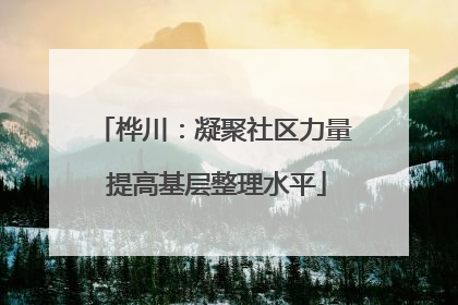桦川：凝聚社区力量 提高基层整理水平