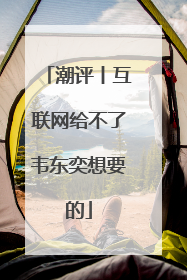 潮评丨互联网给不了韦东奕想要的
