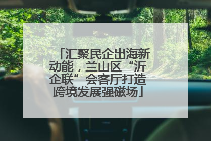 汇聚民企出海新动能，兰山区“沂企联”会客厅打造跨境发展强磁场