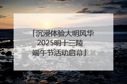 沉浸体验大明风华 2025明十三陵端午节活动启幕