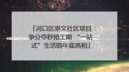 河口区崇文社区项目：争分夺秒抢工期 “一站式”生活圈年底亮相