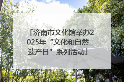 济南市文化馆举办2025年“文化和自然遗产日”系列活动