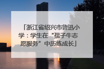 浙江省绍兴市鲁迅小学：学生在“孺子牛志愿服务”中历练成长