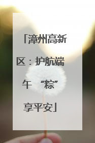 漳州高新区：护航端午 “粽”享平安