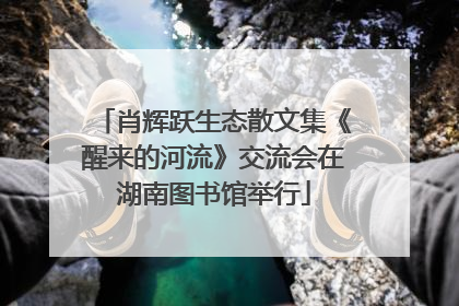 肖辉跃生态散文集《醒来的河流》交流会在湖南图书馆举行