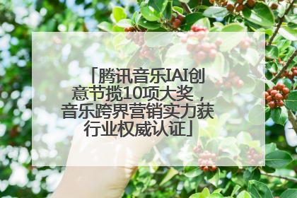 腾讯音乐IAI创意节揽10项大奖，音乐跨界营销实力获行业权威认证