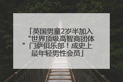 英国男童2岁半加入“世界顶级高智商团体”门萨俱乐部！成史上最年轻男性会员