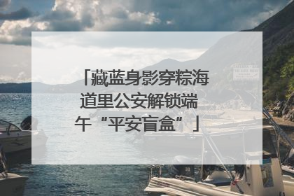 藏蓝身影穿粽海 道里公安解锁端午“平安盲盒”