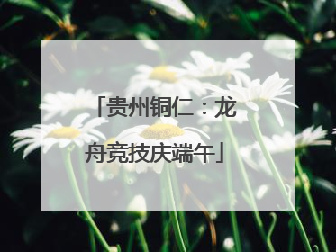 贵州铜仁：龙舟竞技庆端午