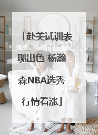 赴美试训表现出色 杨瀚森NBA选秀行情看涨