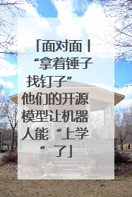 面对面丨“拿着锤子找钉子” 他们的开源模型让机器人能“上学”了