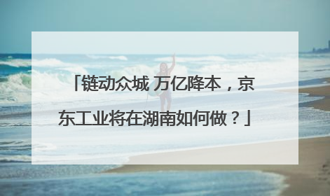 链动众城 万亿降本，京东工业将在湖南如何做？