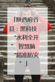 陕西府谷县：黑科技“水利全开” 智慧脑“精准防灾”