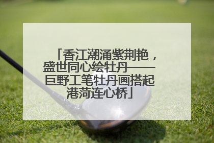 香江潮涌紫荆艳，盛世同心绘牡丹——巨野工笔牡丹画搭起港菏连心桥