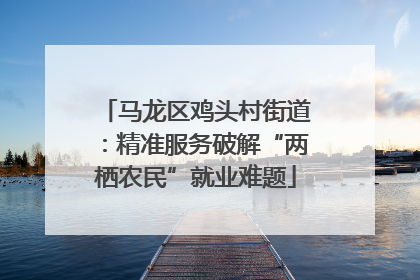 马龙区鸡头村街道：精准服务破解“两栖农民”就业难题