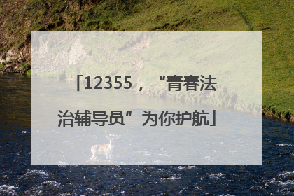 12355，“青春法治辅导员”为你护航